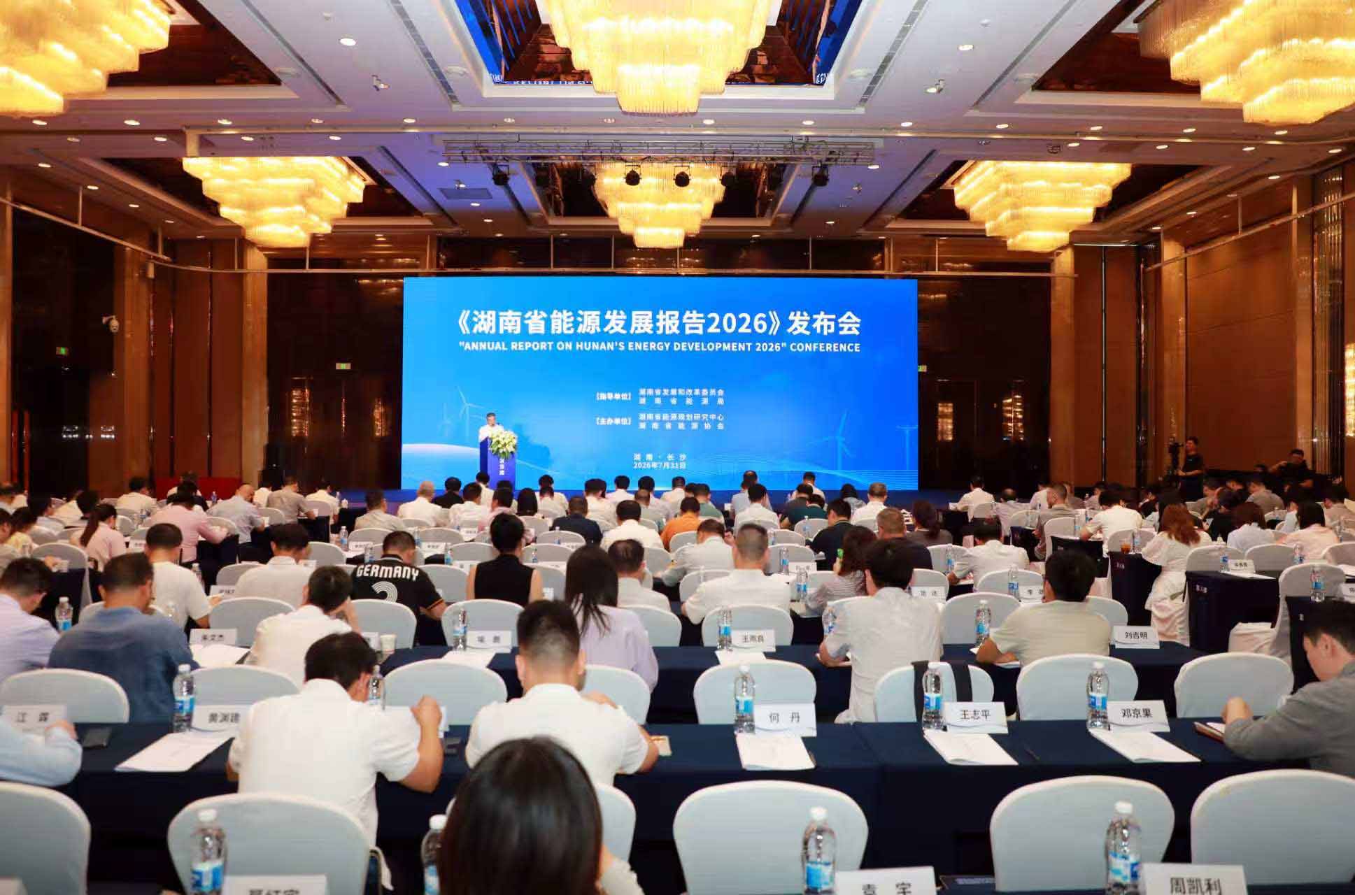 现场发布《湖南省能源发展报告2026》。单位供图