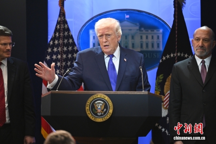 资料图：美国总统特朗普。<span target='_blank' href='/'>中新社</span>记者 陈孟统 摄