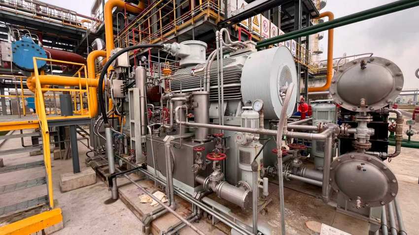 天然气余压发电装置。刘永清摄